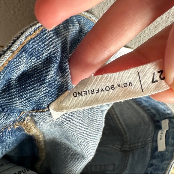 Pacsun 90s Boyfriend Yin Yang Blue Jeans 27 - Picture 7 of 10